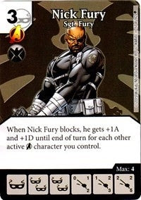 Nick Fury - Sgt. Fury (57) - Dice Masters Single
