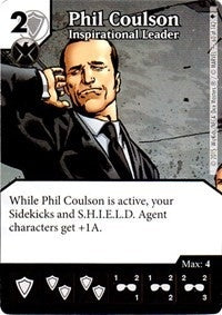 Phil Coulson - Inspirational Leader (60) - Dice Masters Single