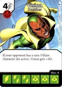 Vision - Punisher (72) - Dice Masters Single
