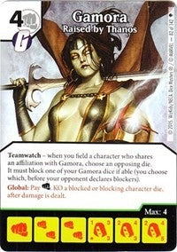 Gamora - Raised by Thanos (82) - Dice Masters Single