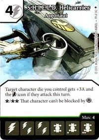 S.H.I.E.L.D. Helicarrier - Argonaut (99) - Dice Masters Single