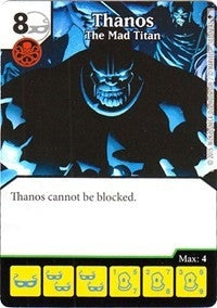 Thanos - The Mad Titan (103) - Dice Masters Single