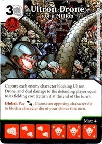 Ultron Drone - 1 of a Million (104) - Dice Masters Single