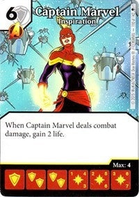Captain Marvel - Inspiration (110) - Dice Masters Single