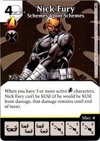 Nick Fury - Schemes Upon Schemes (121) - Dice Masters Single