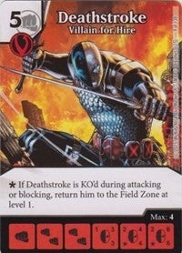 Deathstroke - Villain for Hire (9) - Dice Masters Single
