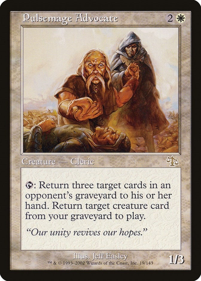 Pulsemage Advocate (19) [JUD] - MTG Single