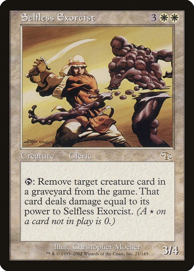 Selfless Exorcist (21) [JUD] - MTG Single