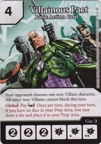Villainous Pact (33) - Dice Masters Single