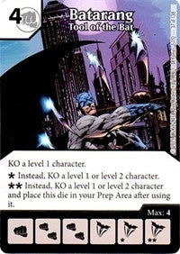 Batarang - Tool of the Bat (37) - Dice Masters Single