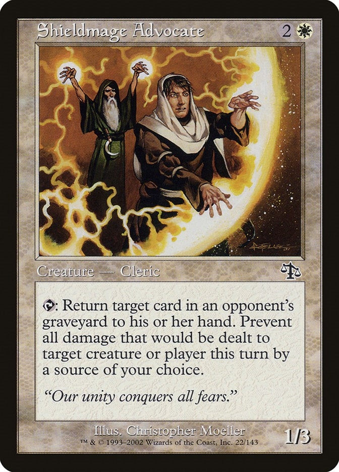 Shieldmage Advocate (22) [JUD] - MTG Single