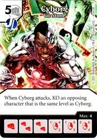 Cyborg - Vic Stone (47) - Dice Masters Single