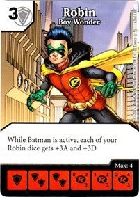 Robin - Boy Wonder (63) - Dice Masters Single