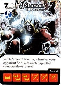 Shazam! - Billy Batson (64) - Dice Masters Single