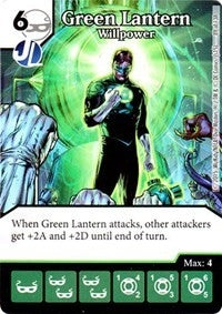 Green Lantern - Willpower (89) - Dice Masters Single