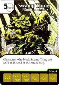Swamp Thing - Plant Elemental (102) - Dice Masters Single