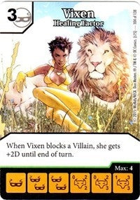 Vixen - Healing Factor (104) - Dice Masters Single