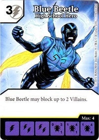 Blue Beetle - High School Hero (110) - Dice Masters Single