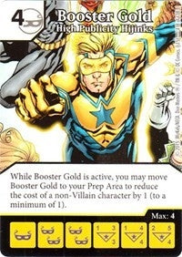 Booster Gold - High Publicity Hijinks (111) - Dice Masters Single