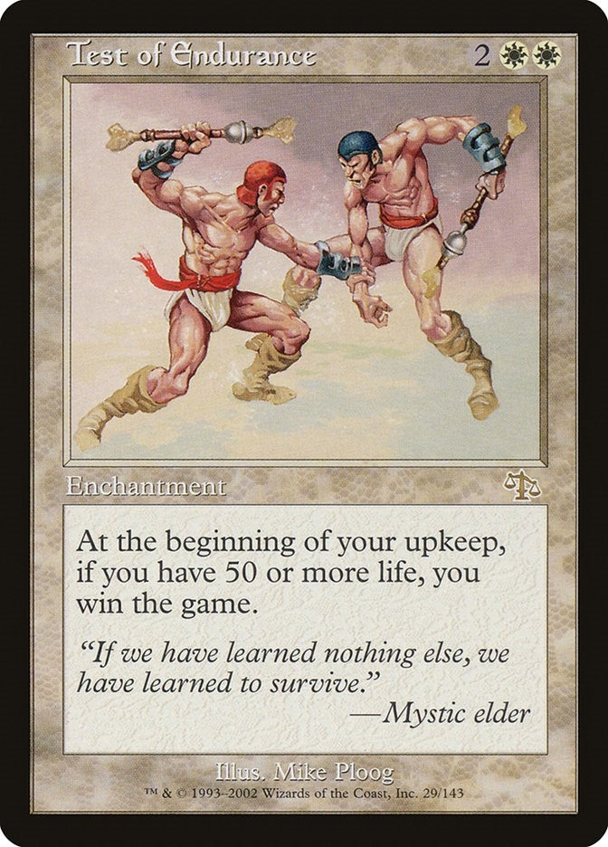 Test of Endurance (29) [JUD] - MTG Single