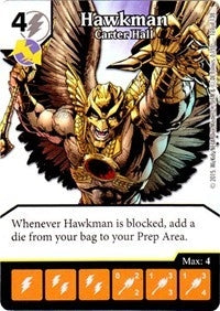 Hawkman - Carter Hall (121) - Dice Masters Single