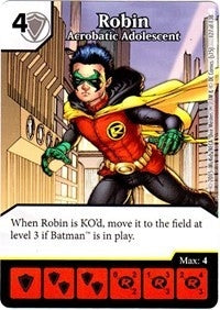 Robin - Acrobatic Adolescent (127) - Dice Masters Single