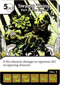Swamp Thing - Part of The Green (132) - Dice Masters Single