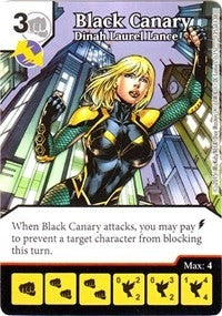 Black Canary - Dinah Laurel Lance (135) - Dice Masters Single