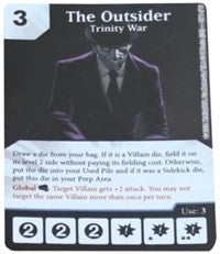 The Outsider - Trinity War (9) - Dice Masters Single