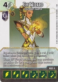 Elf Wizard - Legendary Harper (2) - Dice Masters Single