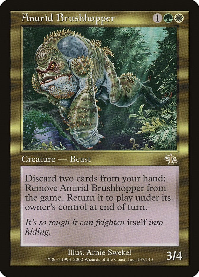 Anurid Brushhopper (137) [JUD] - MTG Single