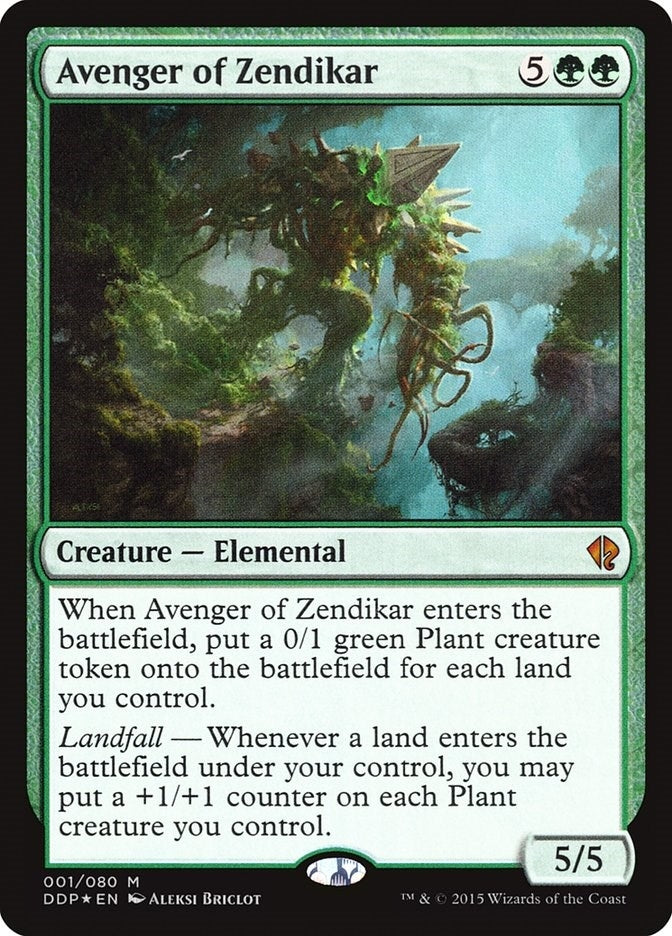 Image for Avenger of Zendikar (1) (Zendikar vs. Eldrazi) - Magic: The Gathering