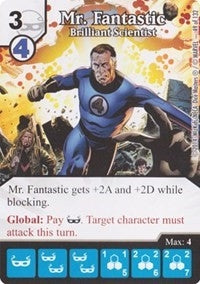 Mr. Fantastic - Brilliant Scientist (49) - Dice Masters Single