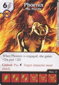 Phoenix - Ms. Psyche (54) - Dice Masters Single