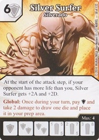 Silver Surfer - Silverado (58) - Dice Masters Single