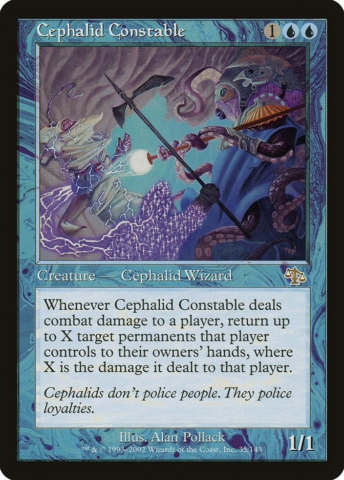 Cephalid Constable (35) [JUD] - MTG Single