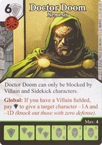 Doctor Doom - Nemesis (71) - Dice Masters Single
