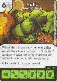 Hulk - Green Goliath (77) - Dice Masters Single