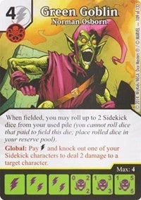 Green Goblin - Norman Osborn (109) - Dice Masters Single
