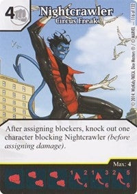 Nightcrawler - Circus Freak (116) - Dice Masters Single