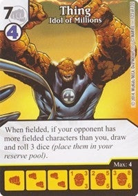 Thing - Idol of Millions (123) - Dice Masters Single