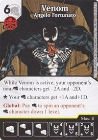 Venom - Angelo Fortunato (124) - Dice Masters Single