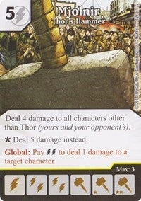 Mjolnir - Thor’s Hammer (127) - Dice Masters Single