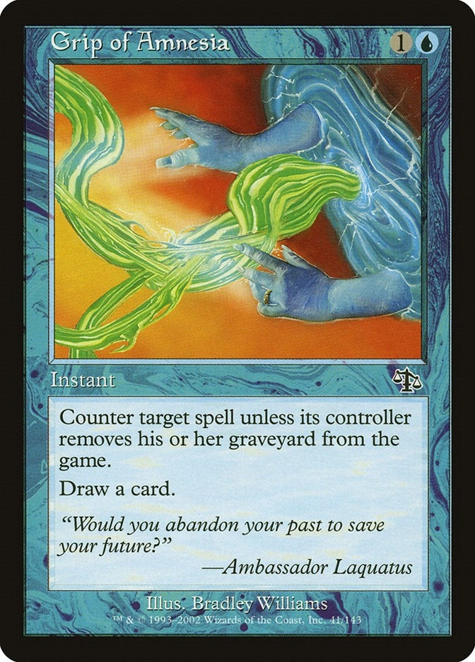 Grip of Amnesia (41) [JUD] - MTG Single