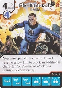 Mr. Fantastic - Elastic (131) - Dice Masters Single