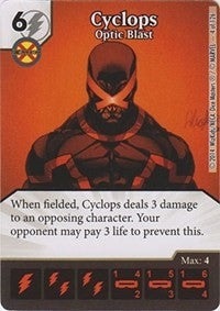 Cyclops - Optic Blast (4) - Dice Masters Single