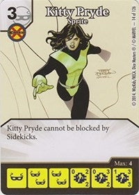 Kitty Pryde - Sprite (14) - Dice Masters Single