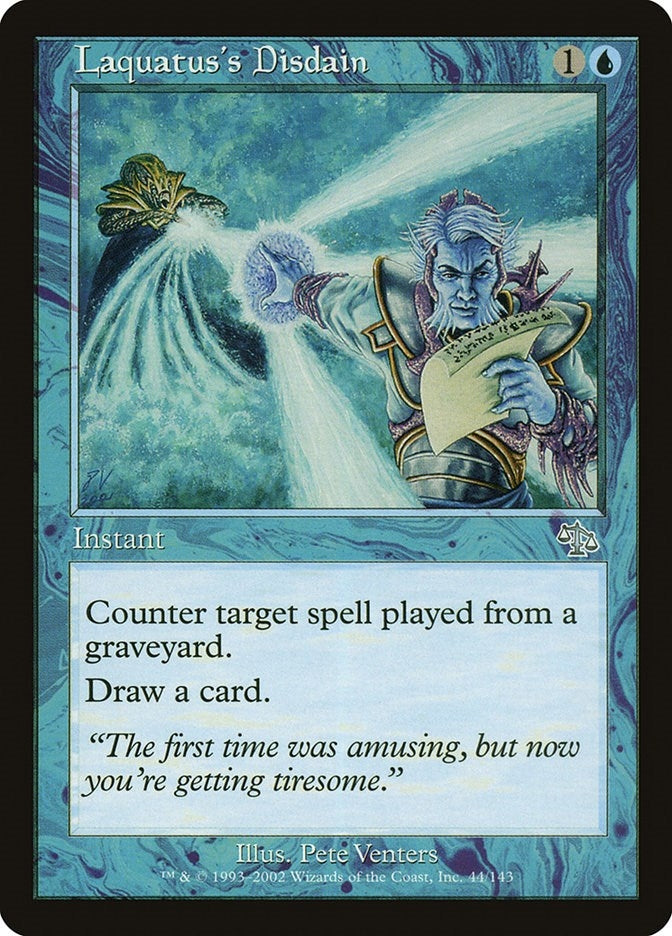 Laquatus’s Disdain (44) [JUD] - MTG Single
