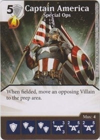 Captain America - Special Ops (40) - Dice Masters Single