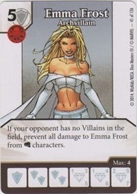 Emma Frost - Archvillain (41) - Dice Masters Single